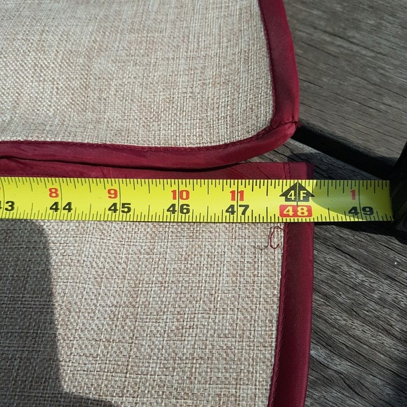 Burlap 48" Round Christmas Tree Skirt Rustic Santa Snowman Cardinal Holly - Picture 2 of 14